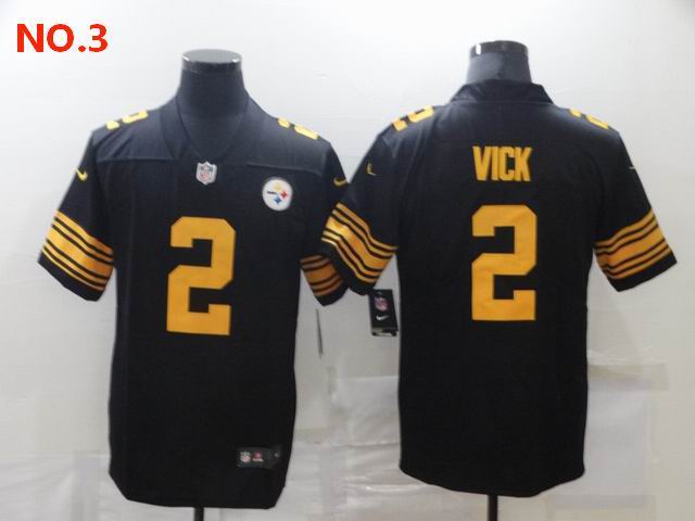 Men's Pittsburgh Steelers #2 Michael Vick Jersey NO.3;